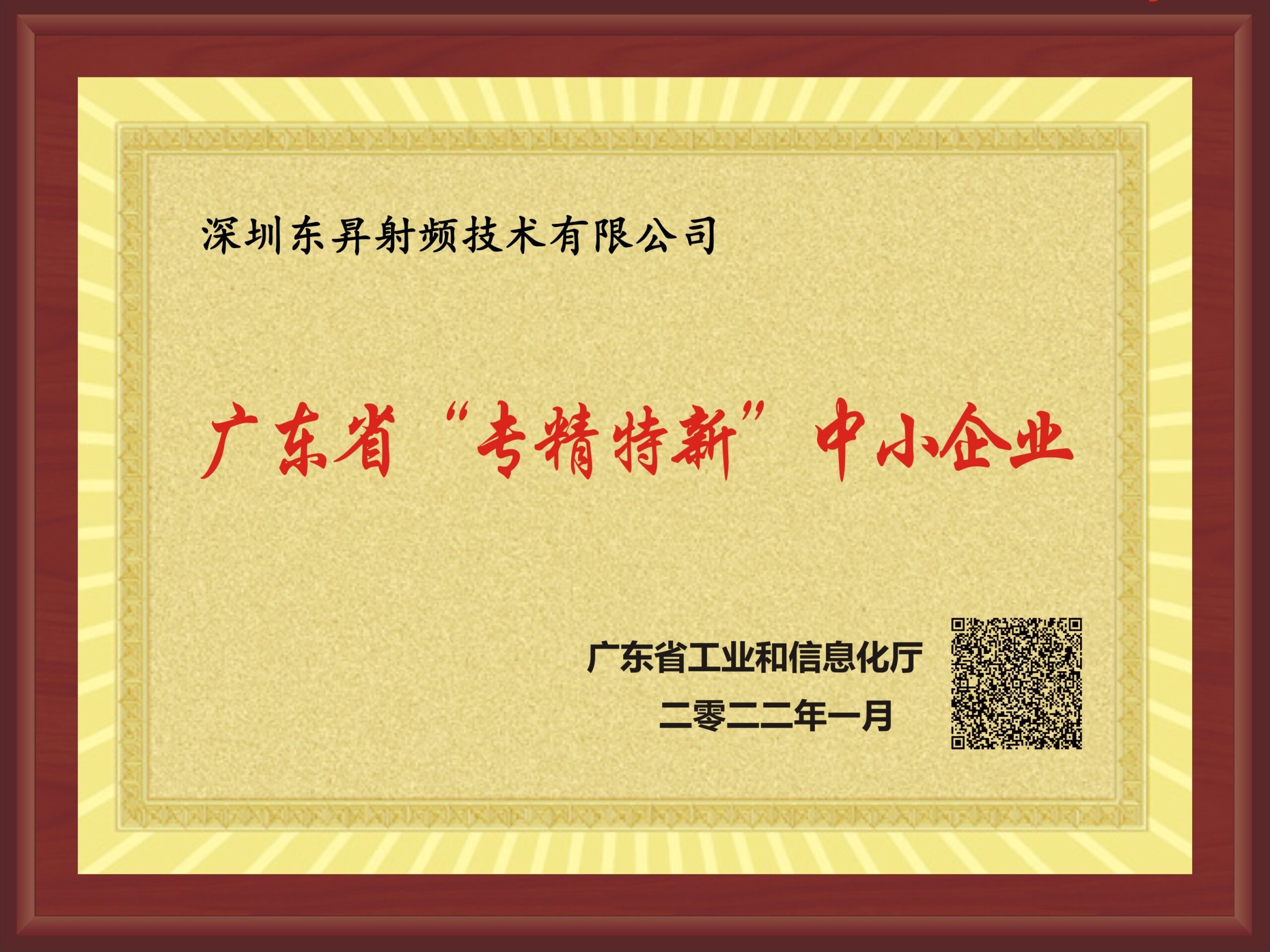 广东省专精特新中小企业